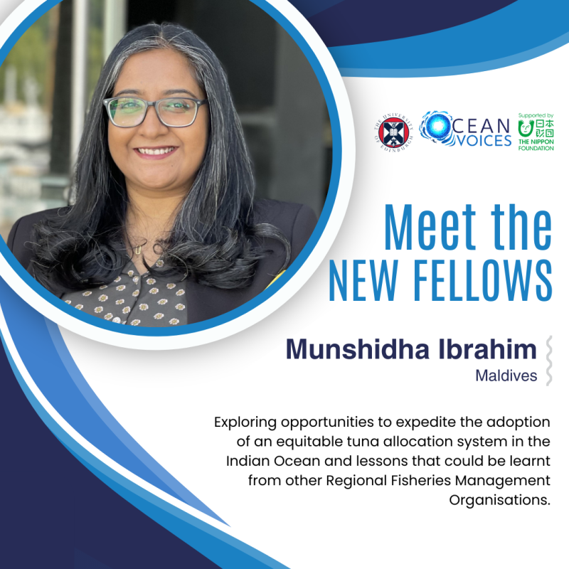 New Ocean Voices Fellow: Munshidha Ibrahim 