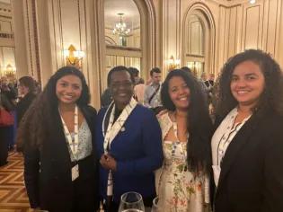 Sheena Talma and Vanessa Lopes at Blue Leaders 2024